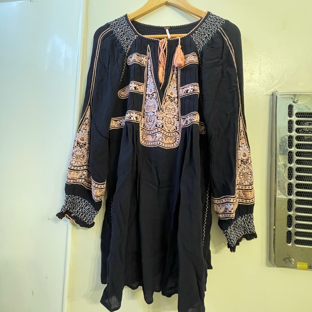 Free People Wind Willow Mini Dress